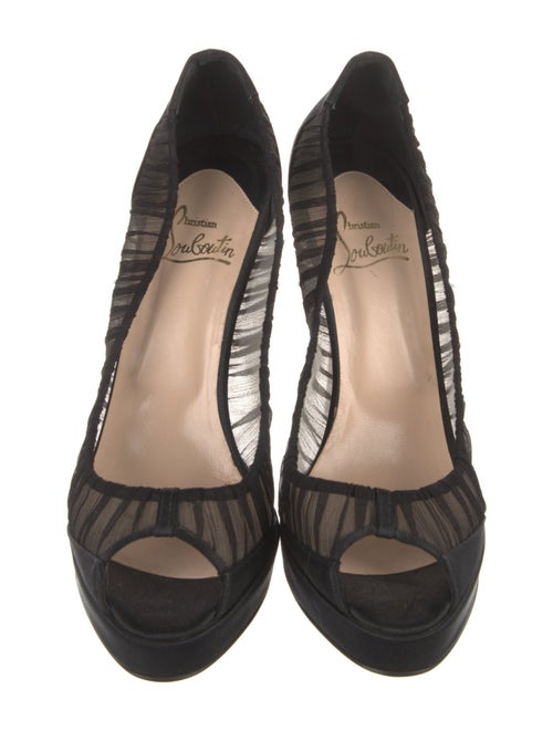 Christian Louboutin Mesh Mesh Accents Pumps