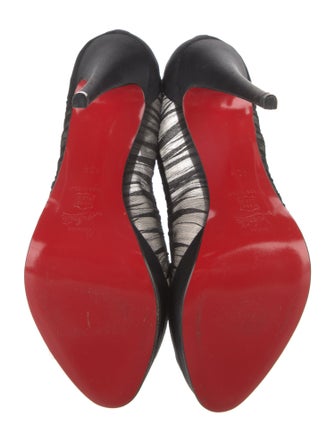 Christian Louboutin Mesh Mesh Accents Pumps