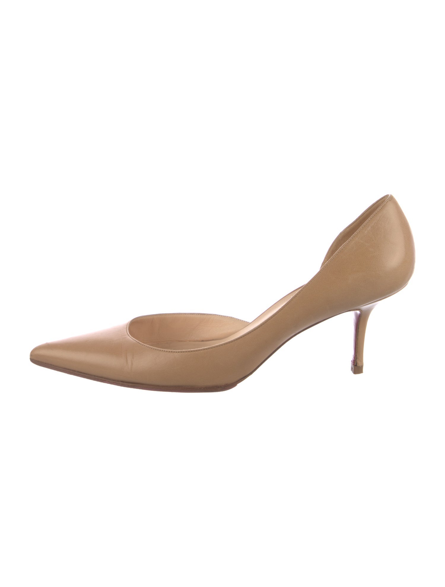 Christian Louboutin Leather D'Orsay Pumps