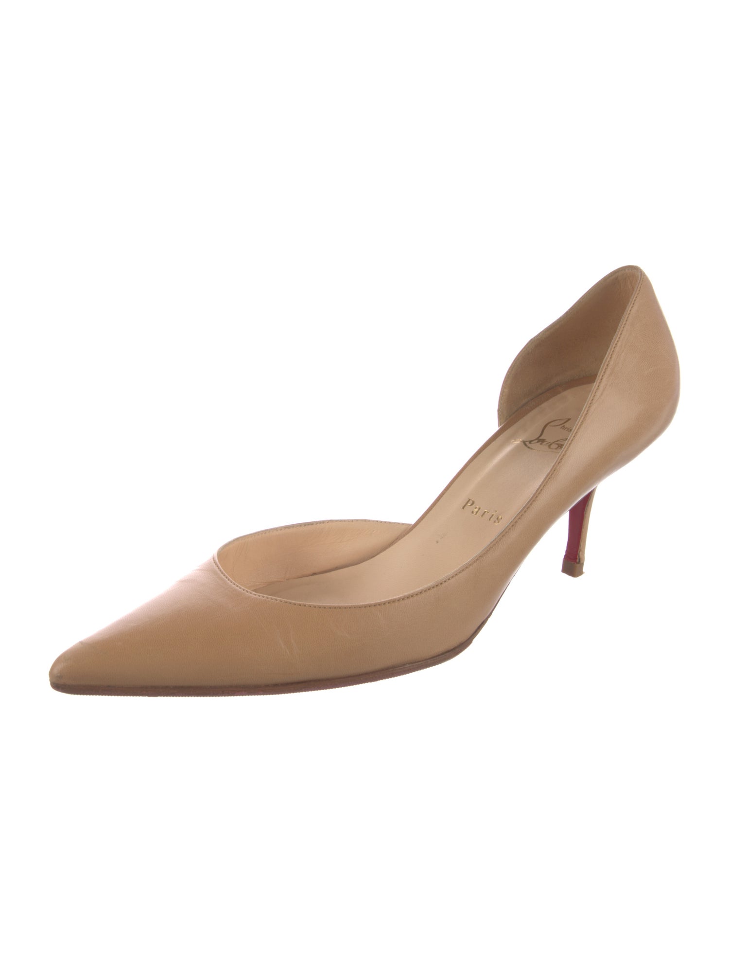 Christian Louboutin Leather D'Orsay Pumps