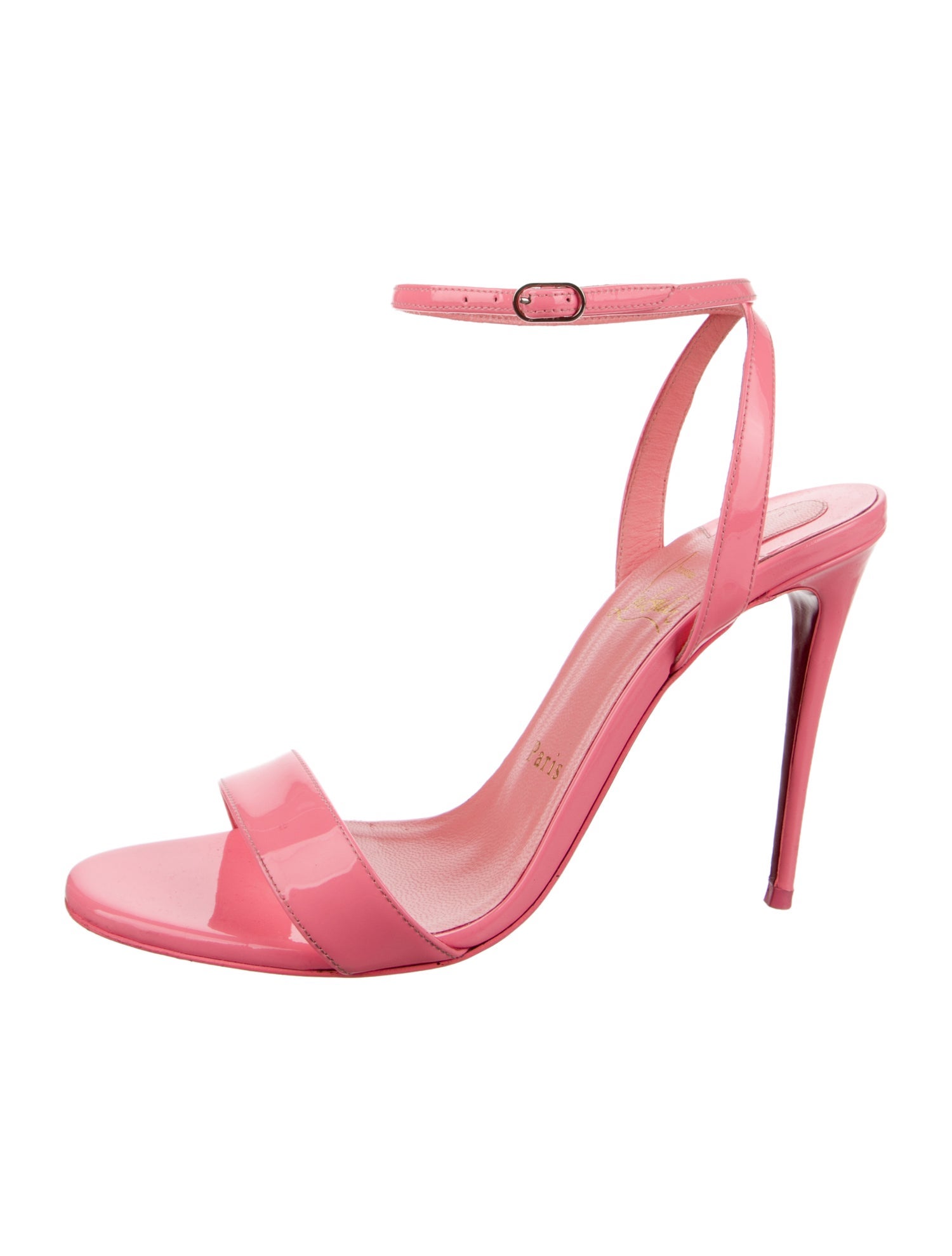 Christian Louboutin Loubigirl 100 Patent Leather Sandals