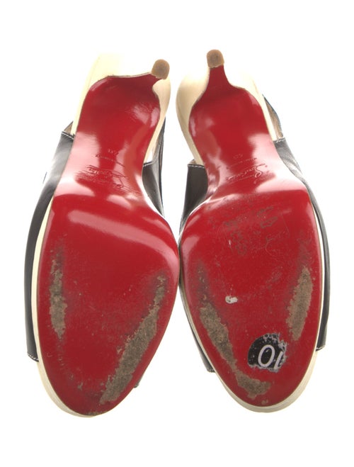 Christian Louboutin Leather Slingback Pumps