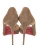 Christian Louboutin Suede D'Orsay Pumps