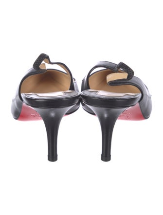 Christian Louboutin Leather Slingback Pumps
