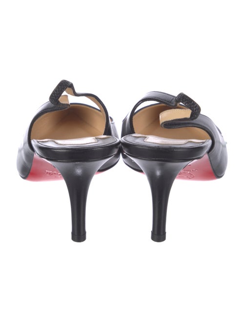 Christian Louboutin Leather Slingback Pumps
