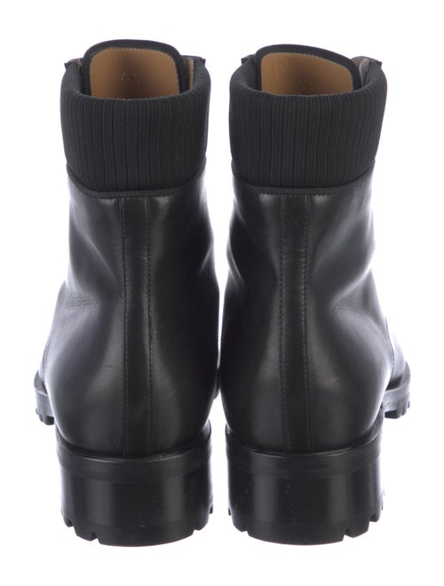 Christian Louboutin Leather Lace-Up Boots