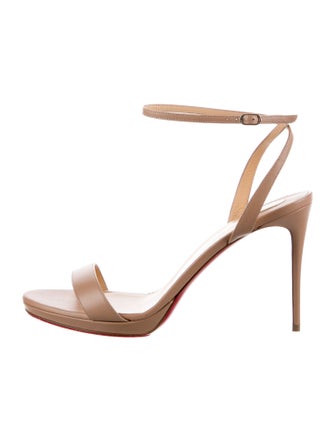 Christian Louboutin Loubi Queen Leather Sandals