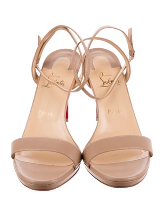 Christian Louboutin Loubi Queen Leather Sandals