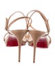 Christian Louboutin Loubi Queen Leather Sandals