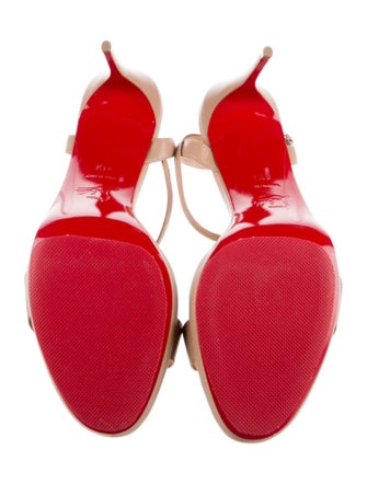 Christian Louboutin Loubi Queen Leather Sandals