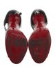 Christian Louboutin Decoupadiva 120 Patent Leather T-Strap Sandals
