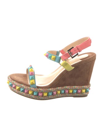 Christian Louboutin PVC Patterned Espadrilles