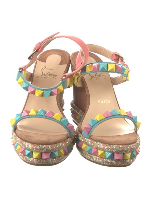 Christian Louboutin PVC Patterned Espadrilles
