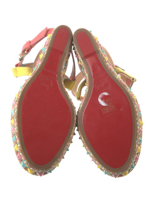 Christian Louboutin PVC Patterned Espadrilles