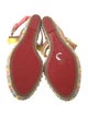 Christian Louboutin PVC Patterned Espadrilles