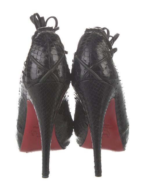 Christian Louboutin Snakeskin Animal Print Sandals