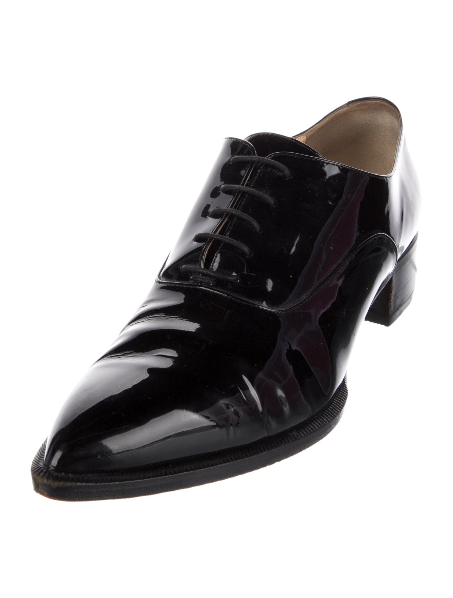 Christian Louboutin Patent Leather Oxfords