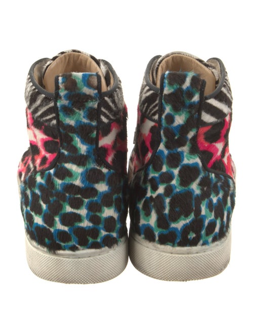 Christian Louboutin Ponyhair Animal Print Sneakers