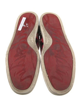 Christian Louboutin Ponyhair Animal Print Sneakers