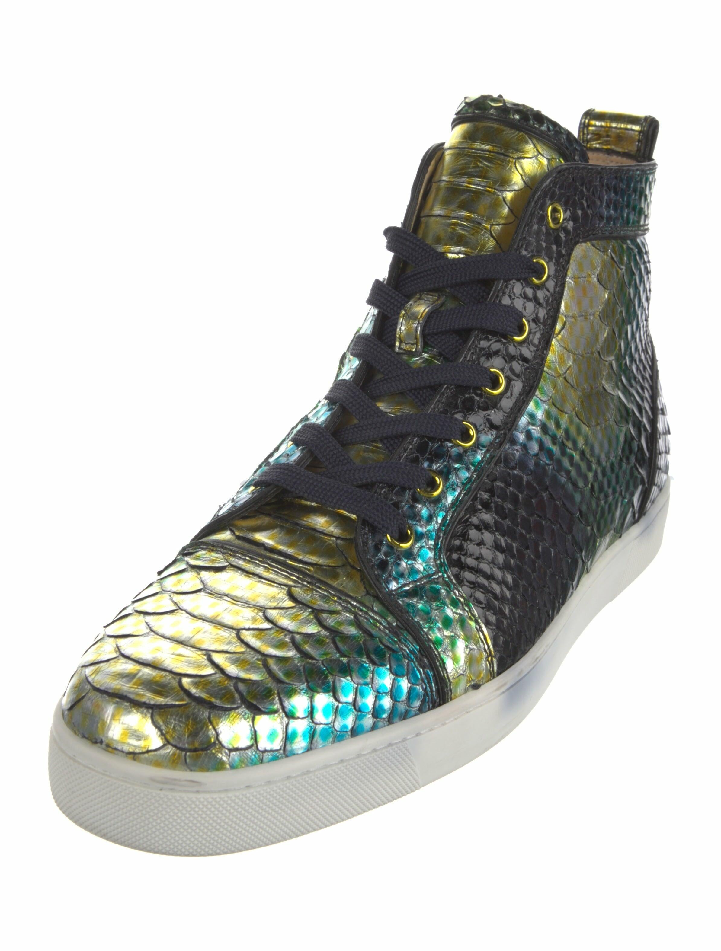 Christian Louboutin Snakeskin Patterned Sneakers