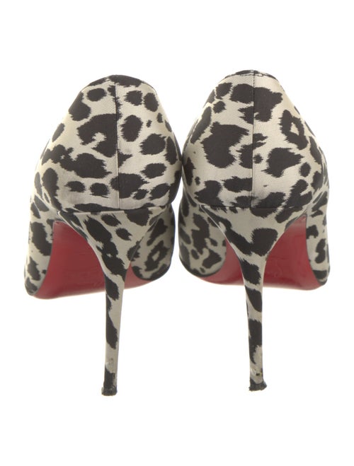 Christian Louboutin Animal Print Slingback Sandals