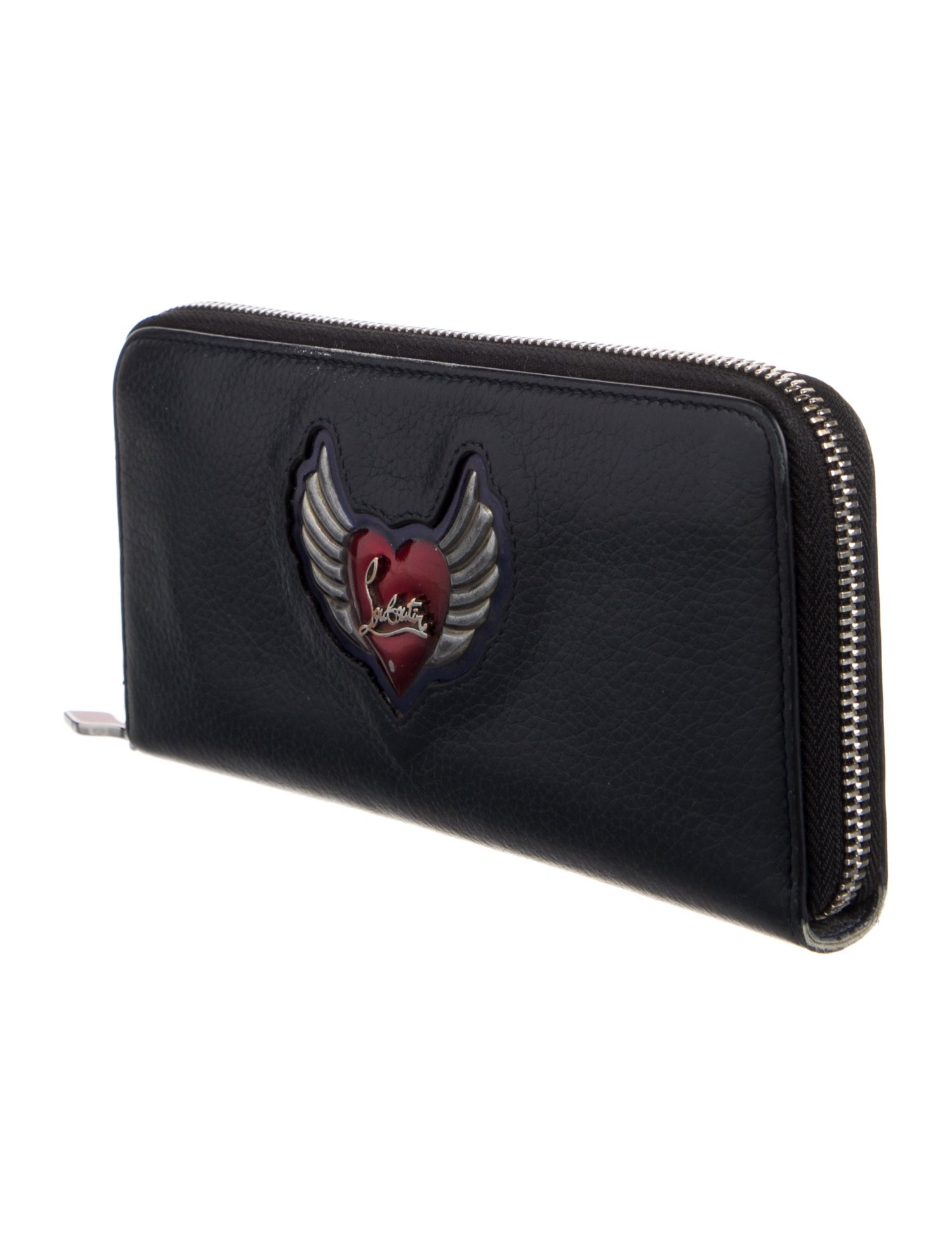 Christian Louboutin Leather Graphic Print Continental Wallet