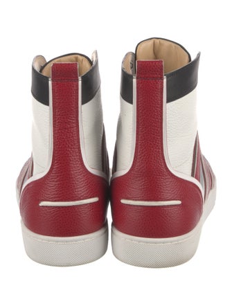 Christian Louboutin Leather Printed Sneakers