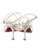 Christian Louboutin Patent Leather Bow Accents Sandals