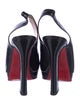 Christian Louboutin Marpoil 120 Patent Leather Slingback Pumps
