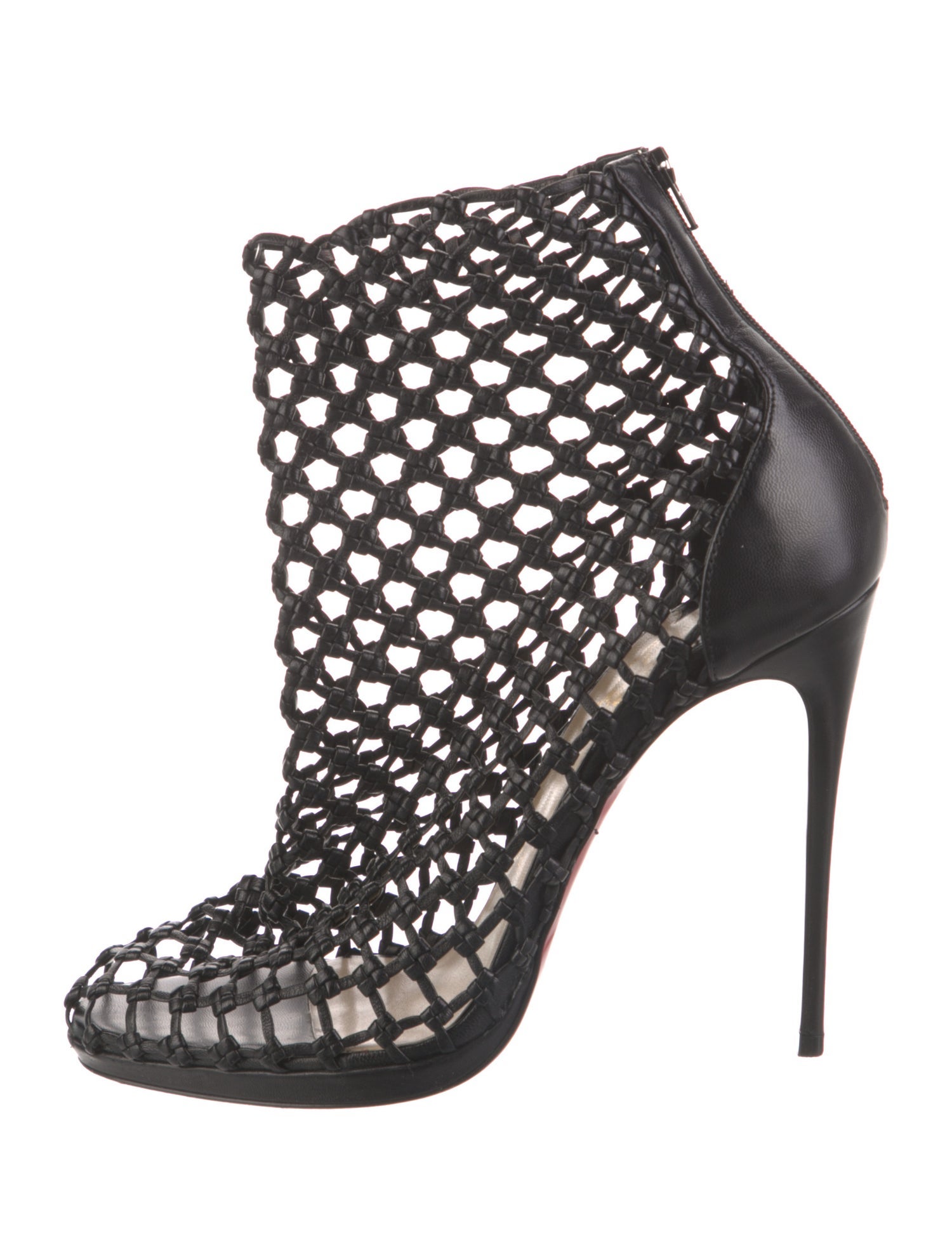 Christian Louboutin Leather Moto Boots