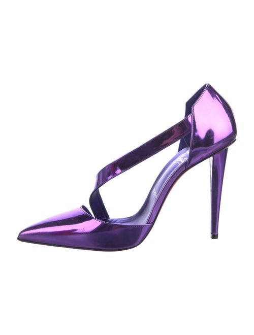 Christian Louboutin Patent Leather T-Strap Pumps