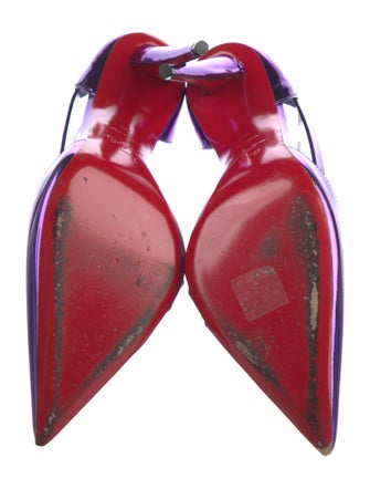 Christian Louboutin Patent Leather T-Strap Pumps