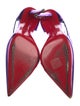 Christian Louboutin Patent Leather T-Strap Pumps