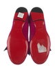 Christian Louboutin Velvet Bow Accents Loafers