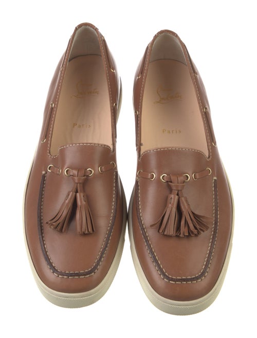 Christian Louboutin Biarritz Leather Boat Shoes