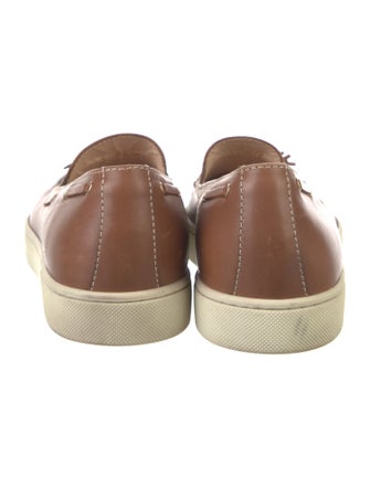 Christian Louboutin Biarritz Leather Boat Shoes