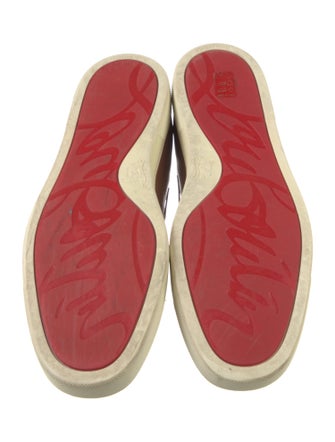 Christian Louboutin Biarritz Leather Boat Shoes