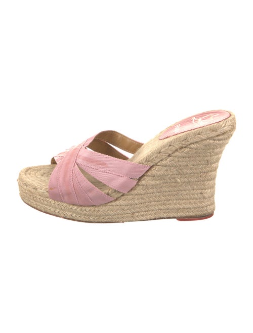 Christian Louboutin Grosgrain Trim Espadrilles
