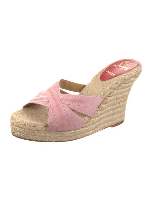 Christian Louboutin Grosgrain Trim Espadrilles