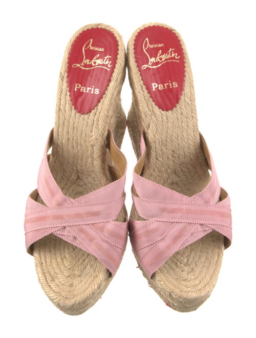 Christian Louboutin Grosgrain Trim Espadrilles