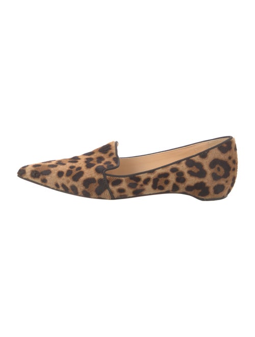 Christian Louboutin Ponyhair Animal Print Loafers