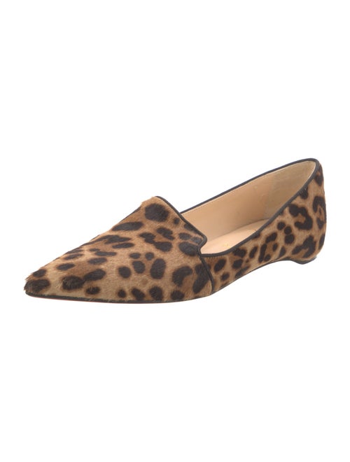 Christian Louboutin Ponyhair Animal Print Loafers