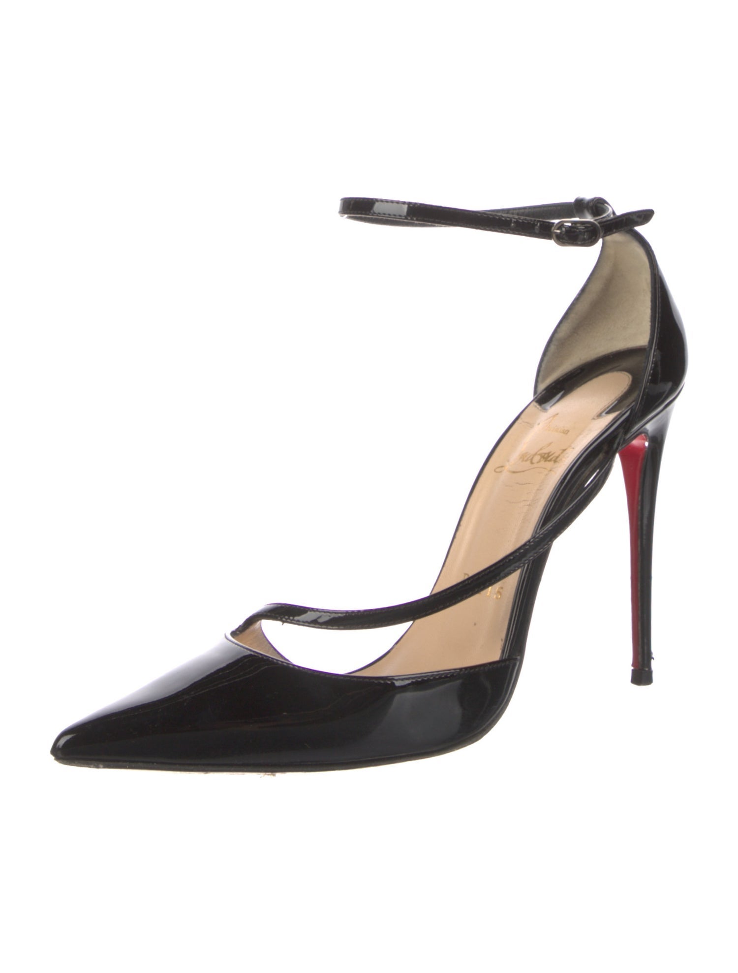Christian Louboutin Patent Leather D'Orsay Pumps