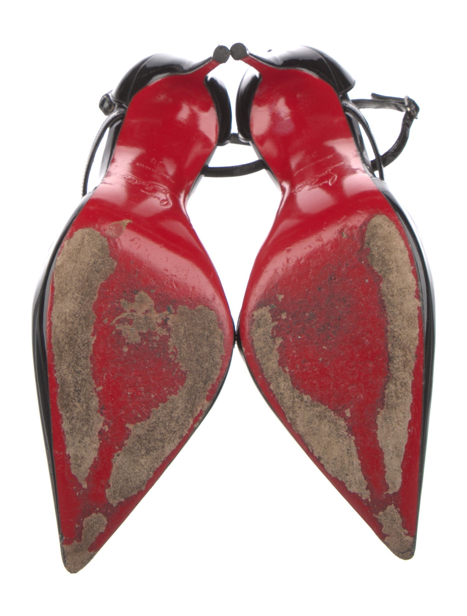 Christian Louboutin Patent Leather D'Orsay Pumps