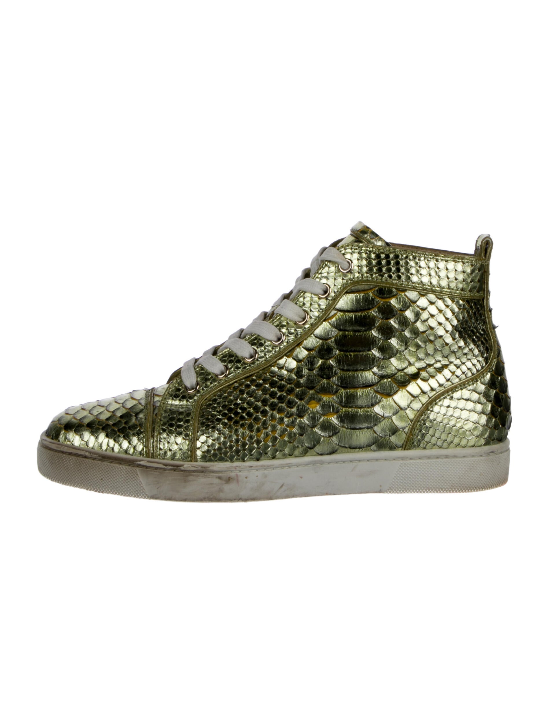 Christian Louboutin Snakeskin Sneakers