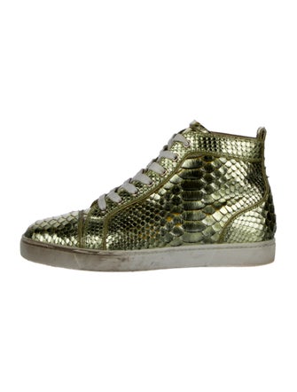 Christian Louboutin Snakeskin Sneakers