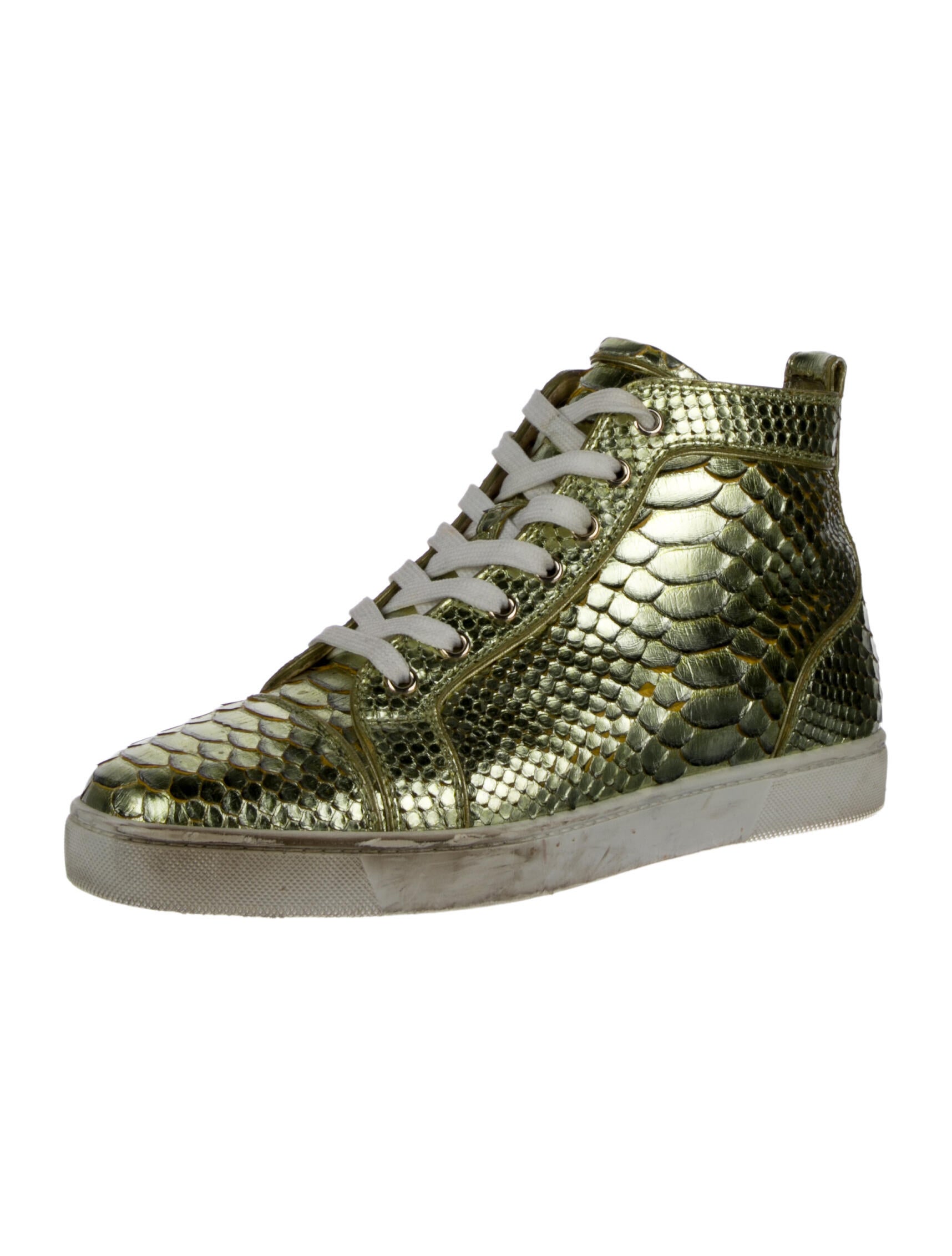 Christian Louboutin Snakeskin Sneakers
