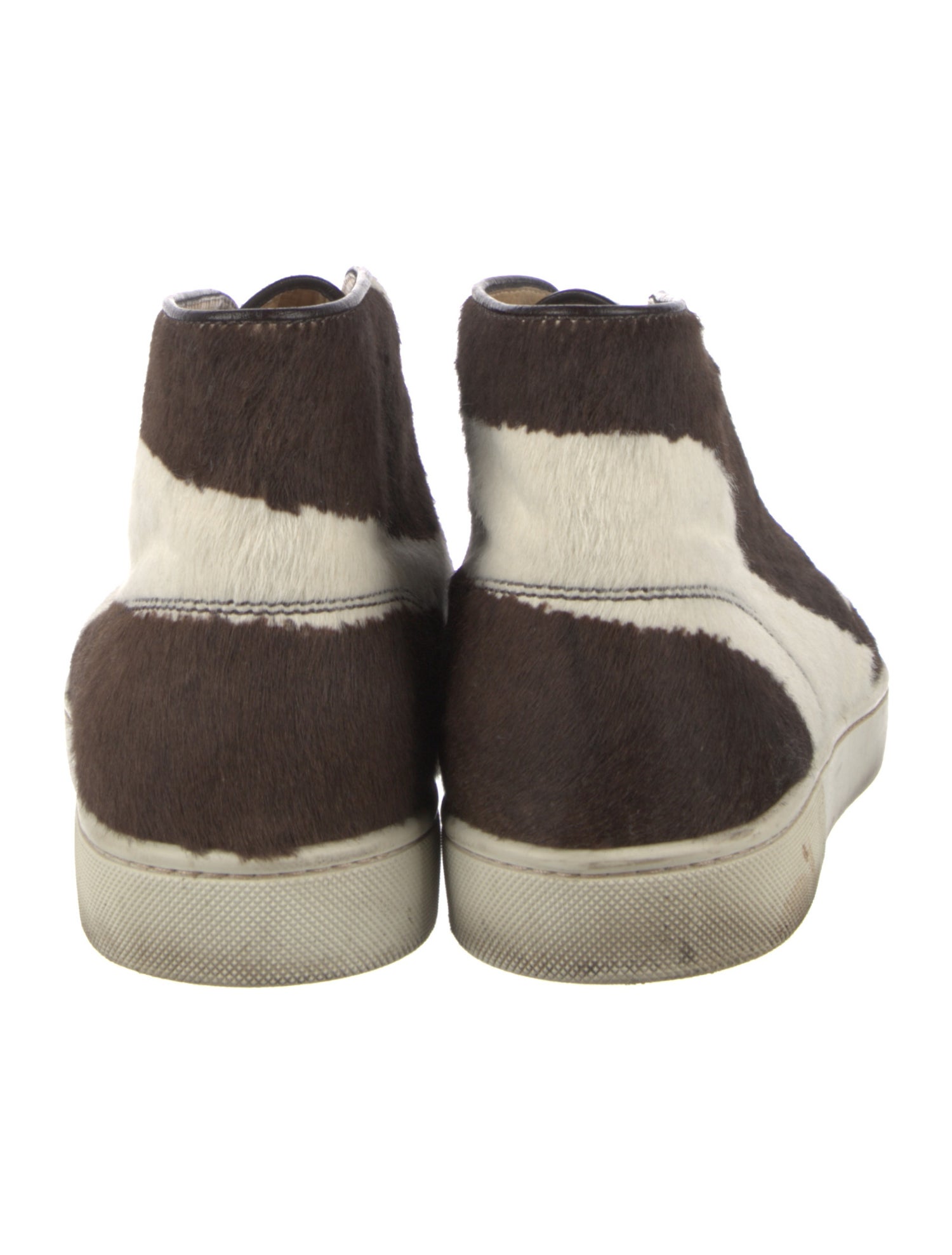 Christian Louboutin Ponyhair Animal Print Sneakers