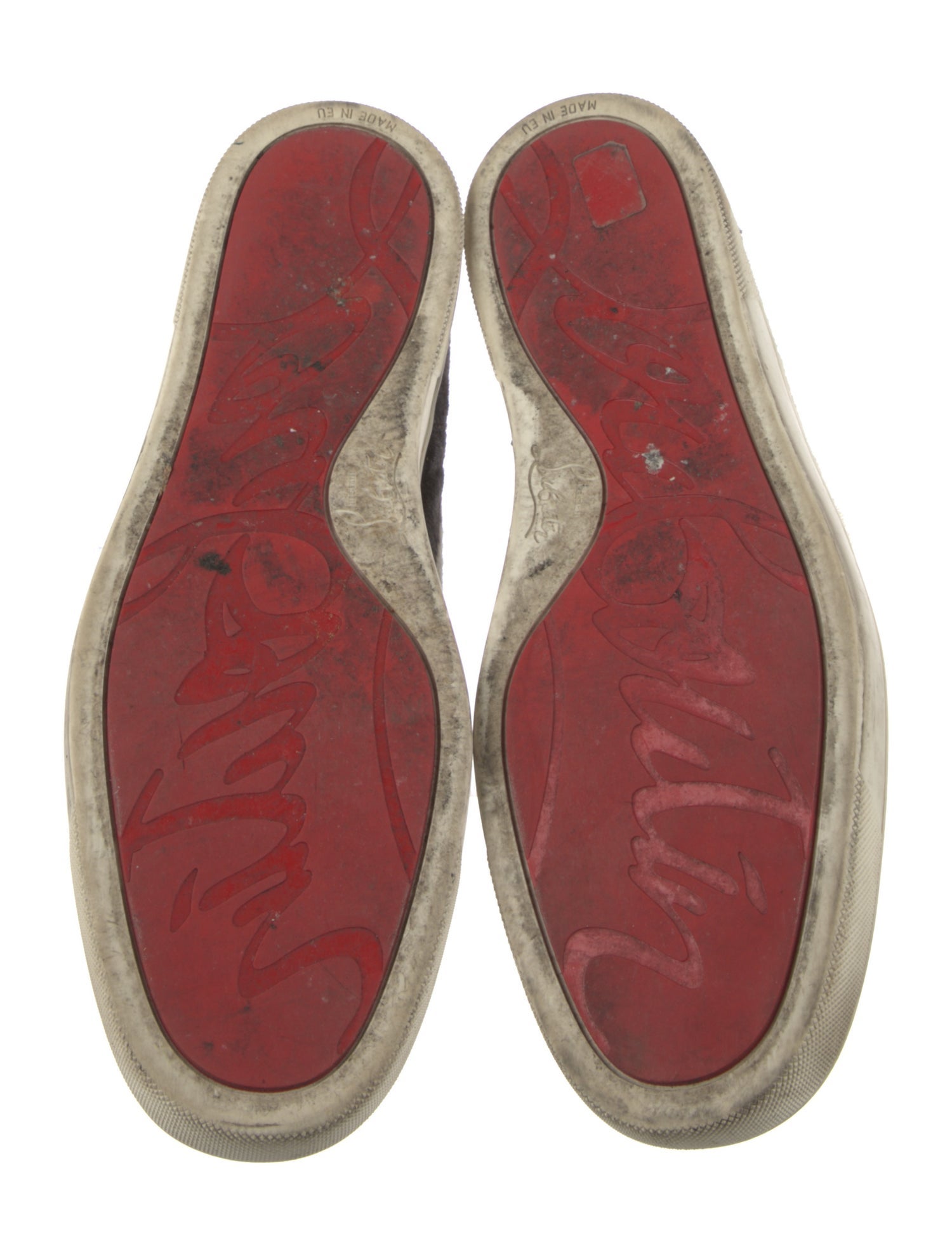 Christian Louboutin Ponyhair Animal Print Sneakers