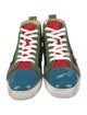 Christian Louboutin Velvet Printed Sneakers